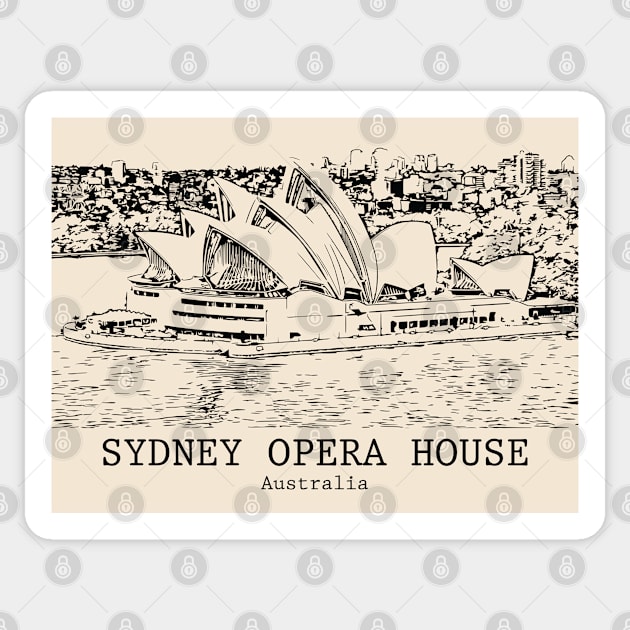 Sydney Opera House - Australia Sticker by Lakeric